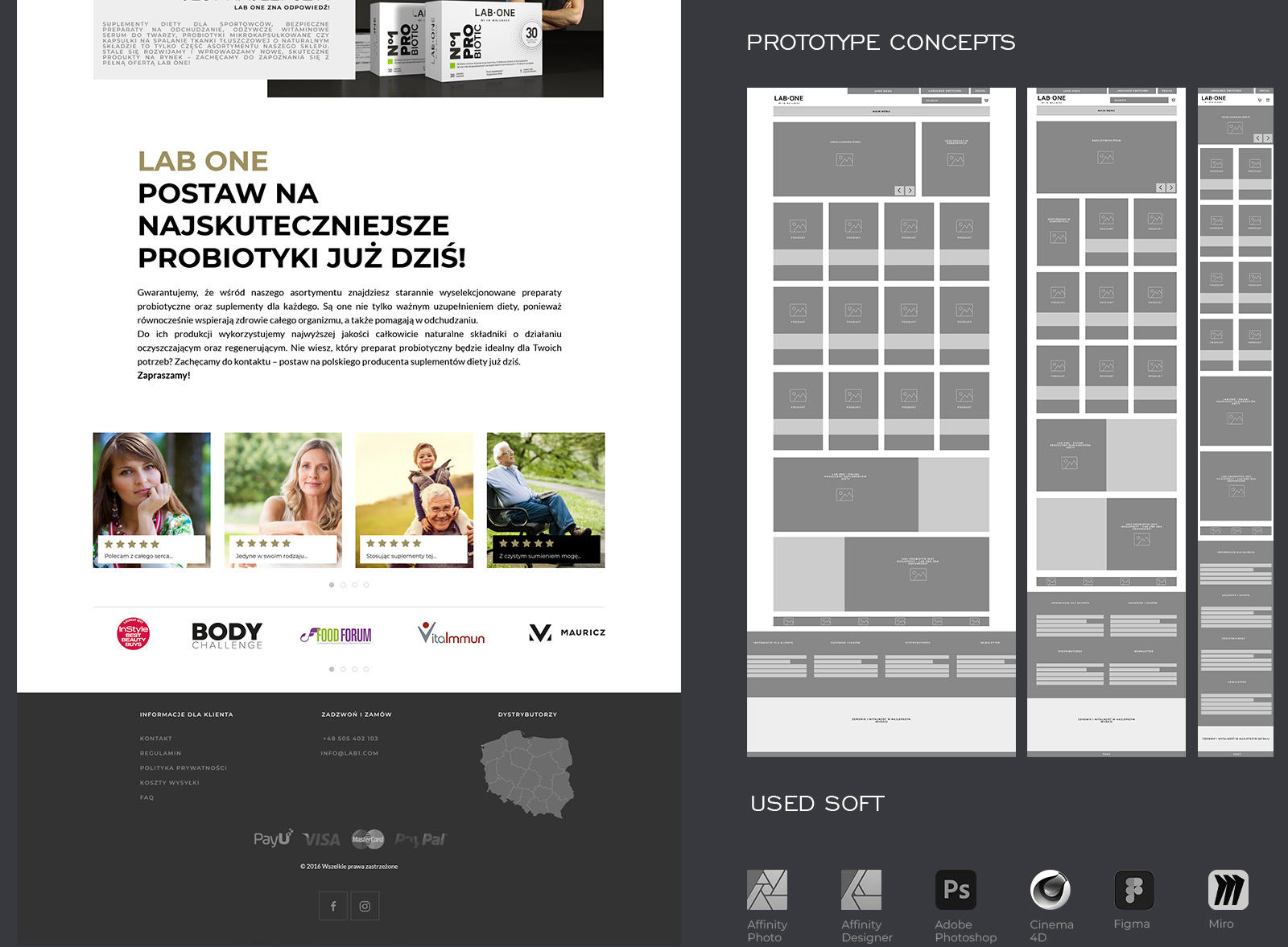 Webdesign, printdesign